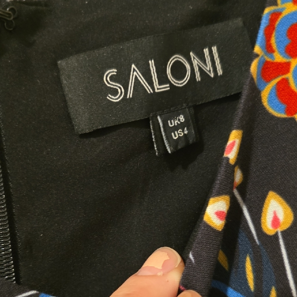 SALONI Multicolor Floral Dress - Picture 3 of 4